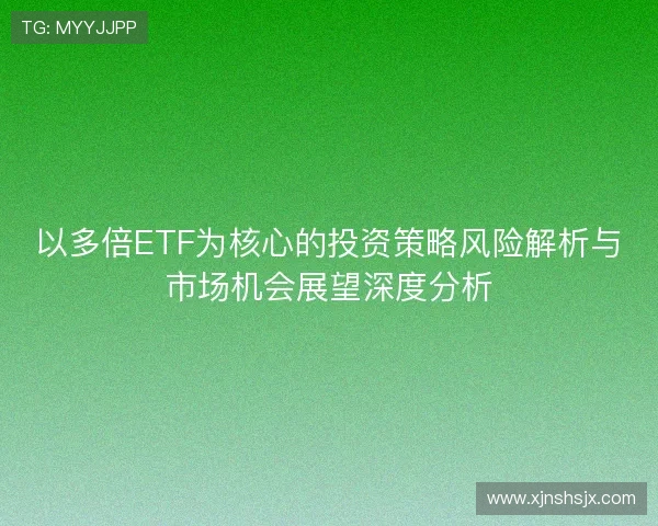 以多倍ETF为核心的投资策略风险解析与市场机会展望深度分析